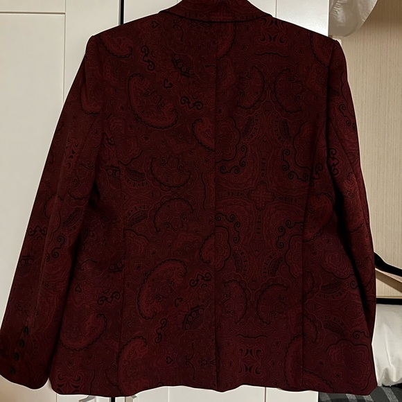 Mos Mosh - Lake Pinto Blazer Oxblood Red size 40 - Picture 10 of 14